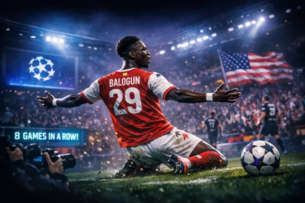 Folarin Balogun Sustains Unprecedented Scoring Run Across Competitions