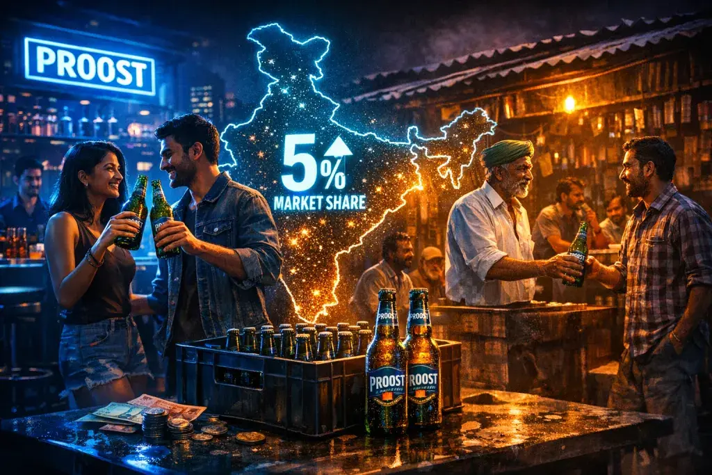 Proost Targets 5% Indian Beer Market Share with Affordable Quality Focus
